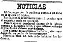 Robo sacrilego. 8-1893.